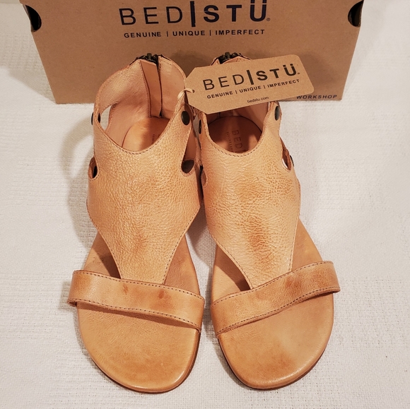 Bed Stu Shoes - 🆕️ BED STU SOTO LEATHER BOHO SANDALS, SAND RUSTIC